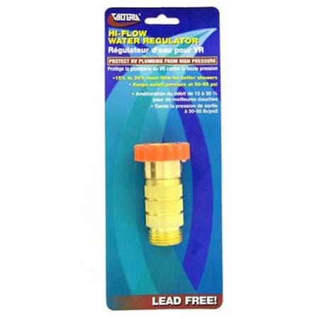Valterra VALTERRA LLC A011122VP Fresh Water Pressure Regulator; Brass V46-A011122VP